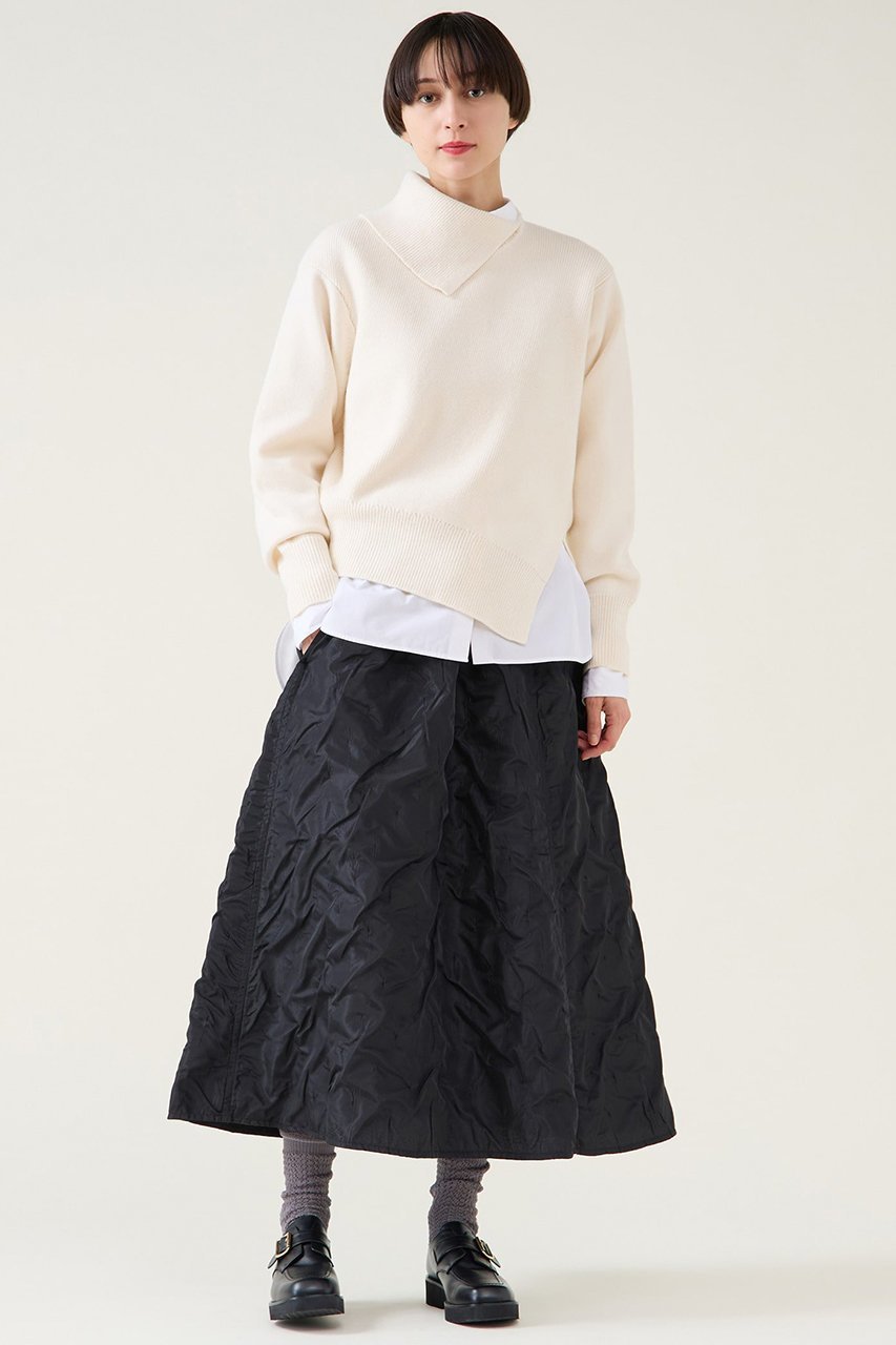 【マルティニーク/martinique】のストレッチウールアシメプルオーバー 人気、トレンドファッション・服の通販 founy(ファニー) ファッション Fashion レディースファッション Fashion for Women トップス・カットソー Cut & Sew Tops ニット Knit Tops & Sweaters カジュアルプルオーバー・ニットトップス Pullovers & Knit Tops / Casual Pullovers 2025年 2025 2025-2026秋冬・A/W Autumn/Winter 2025–26 AW25–26 おすすめ Recommended / Our Picks アシンメトリー Asymmetrical Style スリット Slit, Slit Detail タートルネック Turtleneck, High Neck テクスチャー Texture, Textured Fabric バランス Balance, Style Balance エレガント 上品 Elegant A/W・秋冬 Autumn/Winter other-4|ID: prp329100004762910 ipo3291000000034473198