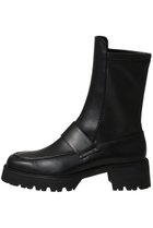 【リュニック エ モア/L'unique et moi】のJenny II タンクソールストレッチブーツ ブラック|ID:prp329100004762912