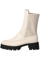 【リュニック エ モア/L'unique et moi】のJenny II タンクソールストレッチブーツ アイボリー|ID:prp329100004762912