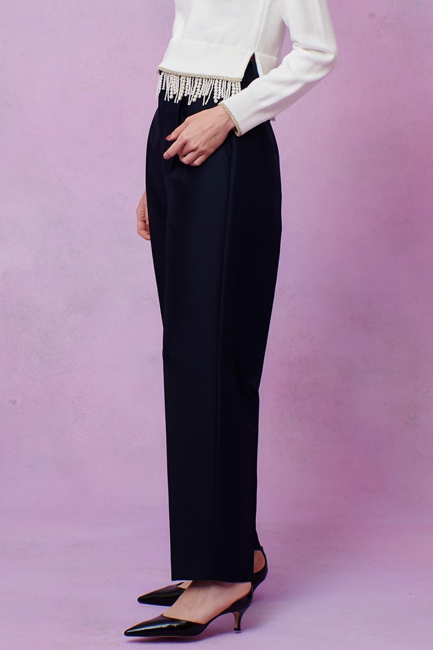 【アルアバイル/allureville】の【LOULOU WILLOUGHBY】シルクウールツイルタックパンツ 人気、トレンドファッション・服の通販 founy(ファニー) ファッション Fashion レディースファッション Fashion for Women パンツ Pants & Trousers 2025年 2025 2025-2026秋冬・A/W Autumn/Winter 2025–26 AW25–26 ウォーム Warm Fabric シルク Silk, 100% Silk シンプル Simple, Minimal センター Center, Center Line A/W・秋冬 Autumn/Winter other-8|ID: prp329100004762913 ipo3291000000034473239