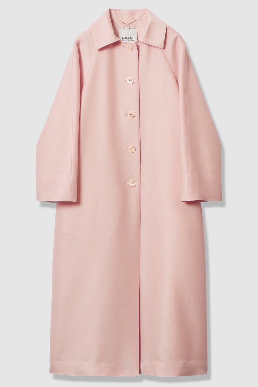 【アルアバイル/allureville】の【LOULOU WILLOUGHBY】シルクウールツイルロングコート 人気、トレンドファッション・服の通販 founy(ファニー) 　ファッション　Fashion　レディースファッション　Fashion for Women　アウター　Coat / Outerwear Collection　コート・ロングコート・ピーコート　Long Coats, Peacoats & More　シルク　Silk, 100% Silk　トレンド　Trend, Trending Now　モダン　Modern, Contemporary　ロング　Long, Long-Length　other-3|ID: prp329100004762914 ipo3291000000036418979
