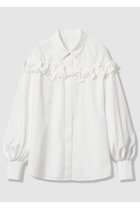 【アルアバイル/allureville】の【LOULOU WILLOUGHBY】メニーリボンパフスリーブシャツ 人気、トレンドファッション・服の通販 founy(ファニー) ファッション Fashion レディースファッション Fashion for Women トップス・カットソー Cut & Sew Tops シャツ・ブラウス・オフィスカジュアル Elegant Blouses & Button-Ups 2025年 2025 2025-2026秋冬・A/W Autumn/Winter 2025–26 AW25–26 スリーブ Sleeve, Long Sleeve / Short Sleeve ロング Long, Long-Length エレガント 上品 Elegant 再入荷 Restock / Back in Stock A/W・秋冬 Autumn/Winter thumbnail オフホワイト|ID: prp329100004762915 ipo3291000000034473251