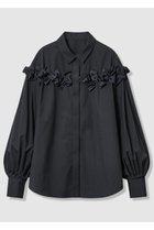 【アルアバイル/allureville】の【LOULOU WILLOUGHBY】メニーリボンパフスリーブシャツ 人気、トレンドファッション・服の通販 founy(ファニー) ファッション Fashion レディースファッション Fashion for Women トップス・カットソー Cut & Sew Tops シャツ・ブラウス・オフィスカジュアル Elegant Blouses & Button-Ups 2025年 2025 2025-2026秋冬・A/W Autumn/Winter 2025–26 AW25–26 スリーブ Sleeve, Long Sleeve / Short Sleeve ロング Long, Long-Length エレガント 上品 Elegant 再入荷 Restock / Back in Stock A/W・秋冬 Autumn/Winter thumbnail ネイビー|ID: prp329100004762915 ipo3291000000034473252