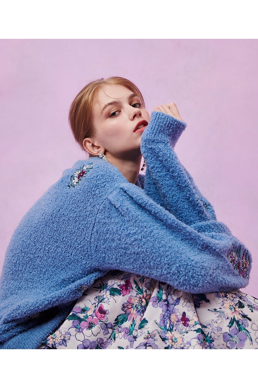 【アルアバイル/allureville】の【LOULOU WILLOUGHBY】フラワーズエンブロイダリーカーディガン 人気、トレンドファッション・服の通販 founy(ファニー) ファッション Fashion レディースファッション Fashion for Women トップス・カットソー Cut & Sew Tops ニット Knit Tops & Sweaters カーディガン・羽織り Layered Style Cardigans 2025年 2025 2025-2026秋冬・A/W Autumn/Winter 2025–26 AW25–26 カーディガン Cardigan, Knitwear ビジュー Bijou, Jewel-like Accent フェミニン Feminine, Girly ミドル Middle Length, Mid Height エレガント 上品 Elegant A/W・秋冬 Autumn/Winter other-3|ID: prp329100004762916 ipo3291000000034473263