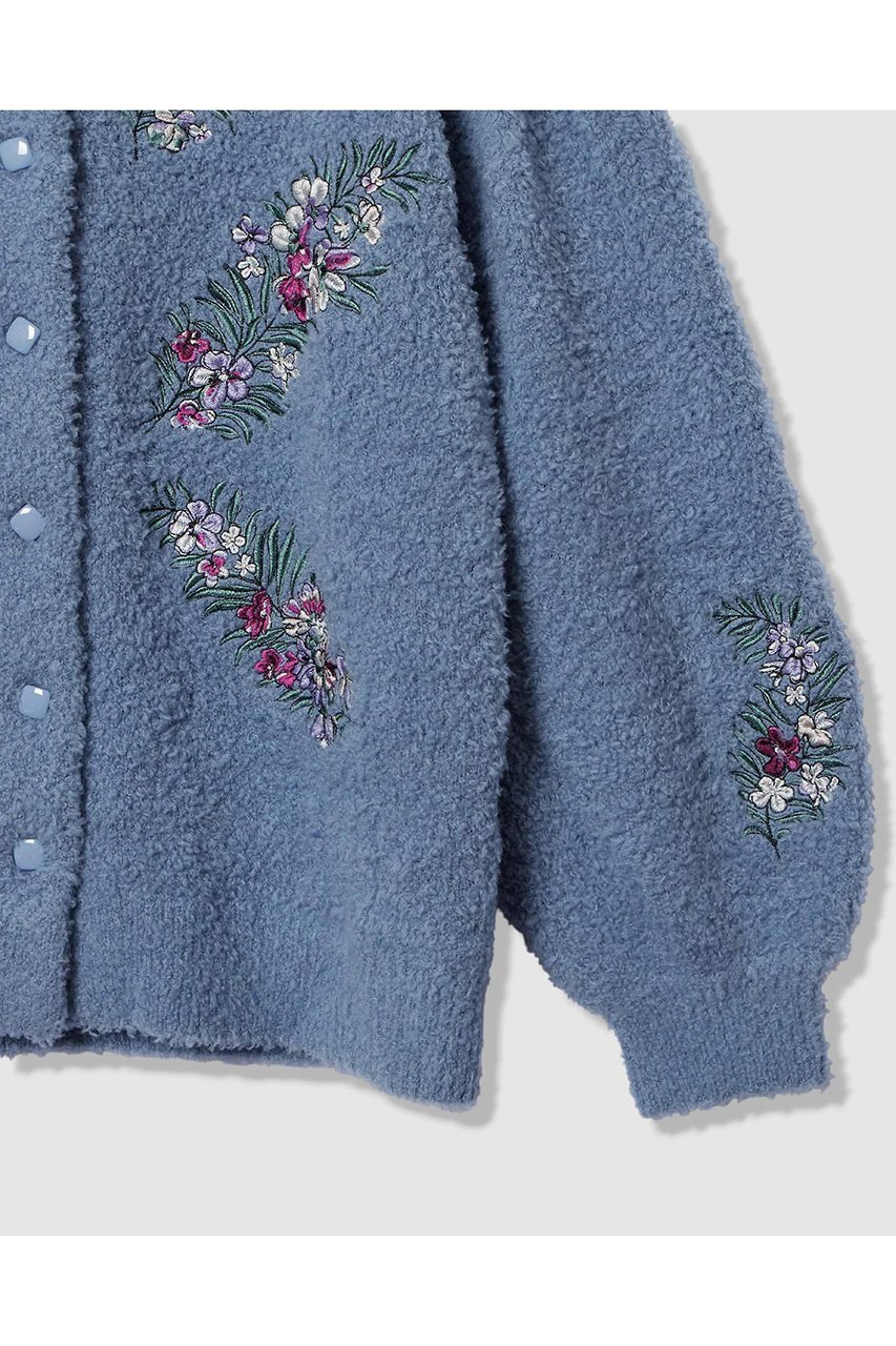 【アルアバイル/allureville】の【LOULOU WILLOUGHBY】フラワーズエンブロイダリーカーディガン 人気、トレンドファッション・服の通販 founy(ファニー) 　ファッション　Fashion　レディースファッション　Fashion for Women　トップス・カットソー　Cut & Sew Tops　ニット　Knit Tops & Sweaters　カーディガン・羽織り　Layered Style Cardigans　2026年　2026　カーディガン　Cardigan, Knitwear　ビジュー　Bijou, Jewel-like Accent　フェミニン　Feminine, Girly　ミドル　Middle Length, Mid Height　エレガント 上品　Elegant　夏　Summer　春　Spring　S/S・春夏　SS, Spring/Summer, Warm Season　other-5|ID: prp329100004762916 ipo3291000000034745377