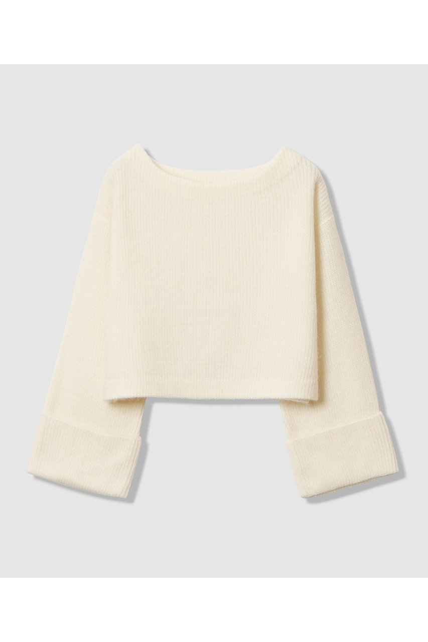 【アルアバイル/allureville】の【LOULOU WILLOUGHBY】MOU CODE プルオーバー インテリア・キッズ・メンズ・レディースファッション・服の通販 founy(ファニー) 　ファッション　Fashion　レディースファッション　Fashion for Women　トップス・カットソー　Cut & Sew Tops　ニット　Knit Tops & Sweaters　カジュアルプルオーバー・ニットトップス　Pullovers & Knit Tops / Casual Pullovers　2026年　2026　おすすめ　Recommended / Our Picks　ショート　Short, Short Length　バランス　Balance, Style Balance　今季　This Season, Current Season　再入荷　Restock / Back in Stock　冬　Winter / This Winter　夏　Summer　春　Spring　S/S・春夏　SS, Spring/Summer, Warm Season　アイボリー|ID: prp329100004762917 ipo3291000000034685392