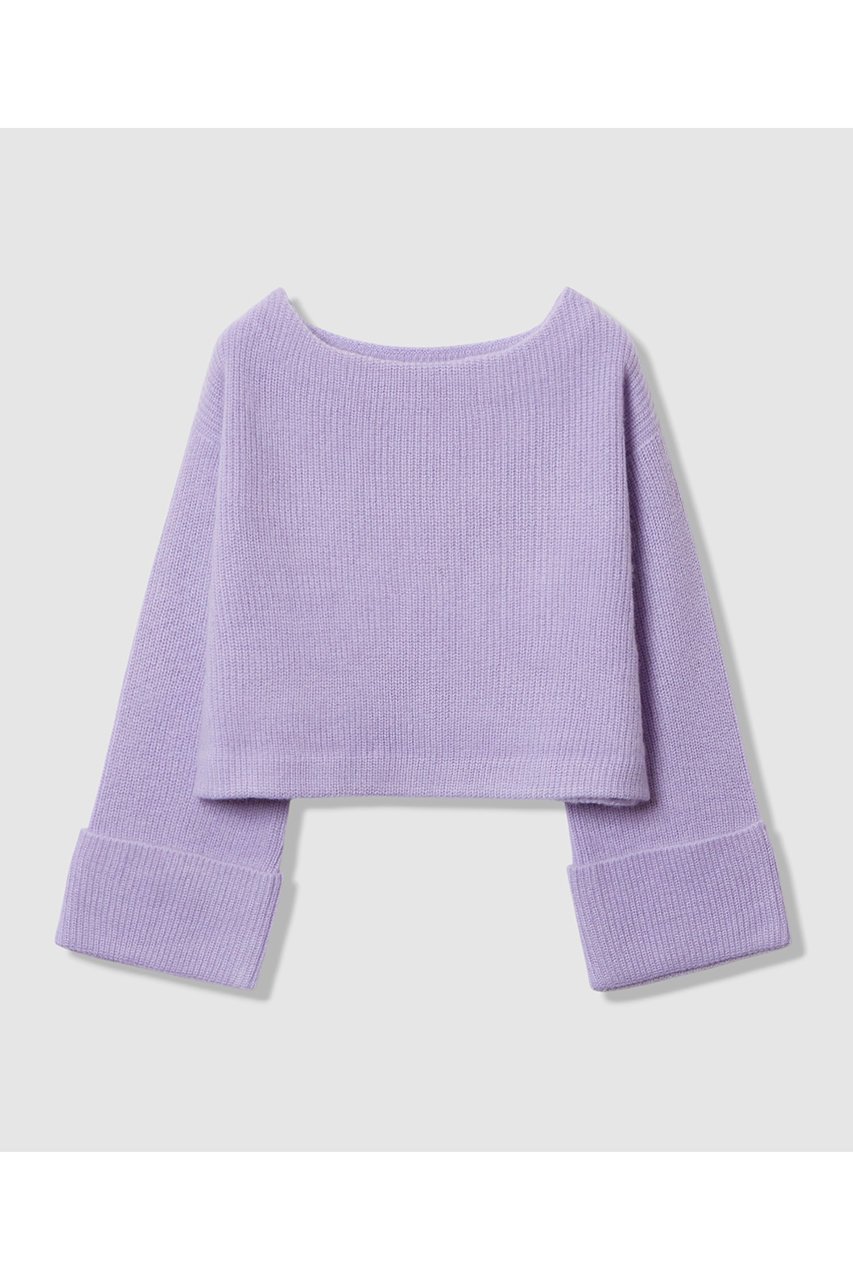 【アルアバイル/allureville】の【LOULOU WILLOUGHBY】MOU CODE プルオーバー インテリア・キッズ・メンズ・レディースファッション・服の通販 founy(ファニー) 　ファッション　Fashion　レディースファッション　Fashion for Women　トップス・カットソー　Cut & Sew Tops　ニット　Knit Tops & Sweaters　カジュアルプルオーバー・ニットトップス　Pullovers & Knit Tops / Casual Pullovers　2026年　2026　おすすめ　Recommended / Our Picks　ショート　Short, Short Length　バランス　Balance, Style Balance　今季　This Season, Current Season　再入荷　Restock / Back in Stock　冬　Winter / This Winter　夏　Summer　春　Spring　S/S・春夏　SS, Spring/Summer, Warm Season　ラベンダー|ID: prp329100004762917 ipo3291000000034685393