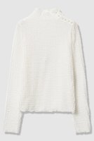 【アルアバイル/allureville】の【LOULOU WILLOUGHBY】ティアードラッセルプルオーバー 人気、トレンドファッション・服の通販 founy(ファニー) ファッション Fashion レディースファッション Fashion for Women トップス・カットソー Cut & Sew Tops シャツ・ブラウス・オフィスカジュアル Elegant Blouses & Button-Ups ロングTシャツ・Tシャツ Longline T-Shirts & Tees カジュアルプルオーバー・ニットトップス Pullovers & Knit Tops / Casual Pullovers カットソー・ベーシックTシャツ Cut-and-Sewn Tops / Stretch Tees & Basics 2025年 2025 2025-2026秋冬・A/W Autumn/Winter 2025–26 AW25–26 インナー Innerwear シンプル Simple, Minimal ジャカード/ジャガード Jacquard, Woven Pattern スリーブ Sleeve, Long Sleeve / Short Sleeve パール Pearl, Pearl Accent ラッセル Raschel, Raschel Lace ロング Long, Long-Length エレガント 上品 Elegant A/W・秋冬 Autumn/Winter |ID:prp329100004762918