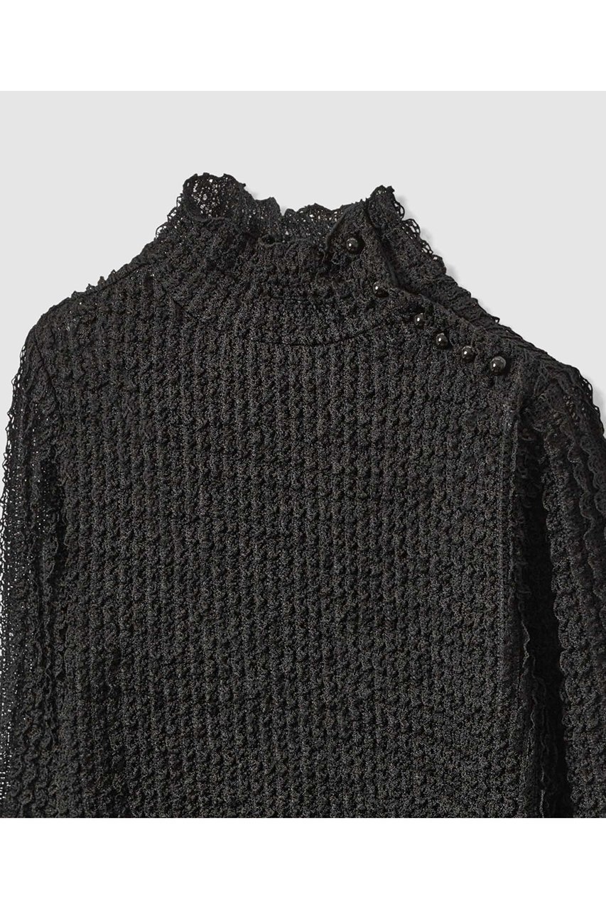 【アルアバイル/allureville】の【LOULOU WILLOUGHBY】ティアードラッセルプルオーバー 人気、トレンドファッション・服の通販 founy(ファニー) ファッション Fashion レディースファッション Fashion for Women トップス・カットソー Cut & Sew Tops シャツ・ブラウス・オフィスカジュアル Elegant Blouses & Button-Ups ロングTシャツ・Tシャツ Longline T-Shirts & Tees カジュアルプルオーバー・ニットトップス Pullovers & Knit Tops / Casual Pullovers カットソー・ベーシックTシャツ Cut-and-Sewn Tops / Stretch Tees & Basics 2025年 2025 2025-2026秋冬・A/W Autumn/Winter 2025–26 AW25–26 インナー Innerwear シンプル Simple, Minimal ジャカード/ジャガード Jacquard, Woven Pattern スリーブ Sleeve, Long Sleeve / Short Sleeve パール Pearl, Pearl Accent ラッセル Raschel, Raschel Lace ロング Long, Long-Length エレガント 上品 Elegant A/W・秋冬 Autumn/Winter other-3|ID: prp329100004762918 ipo3291000000034473276