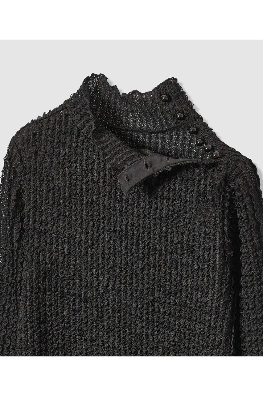 【アルアバイル/allureville】の【LOULOU WILLOUGHBY】ティアードラッセルプルオーバー 人気、トレンドファッション・服の通販 founy(ファニー) ファッション Fashion レディースファッション Fashion for Women トップス・カットソー Cut & Sew Tops シャツ・ブラウス・オフィスカジュアル Elegant Blouses & Button-Ups ロングTシャツ・Tシャツ Longline T-Shirts & Tees カジュアルプルオーバー・ニットトップス Pullovers & Knit Tops / Casual Pullovers カットソー・ベーシックTシャツ Cut-and-Sewn Tops / Stretch Tees & Basics 2025年 2025 2025-2026秋冬・A/W Autumn/Winter 2025–26 AW25–26 インナー Innerwear シンプル Simple, Minimal ジャカード/ジャガード Jacquard, Woven Pattern スリーブ Sleeve, Long Sleeve / Short Sleeve パール Pearl, Pearl Accent ラッセル Raschel, Raschel Lace ロング Long, Long-Length エレガント 上品 Elegant A/W・秋冬 Autumn/Winter other-4|ID: prp329100004762918 ipo3291000000034473277