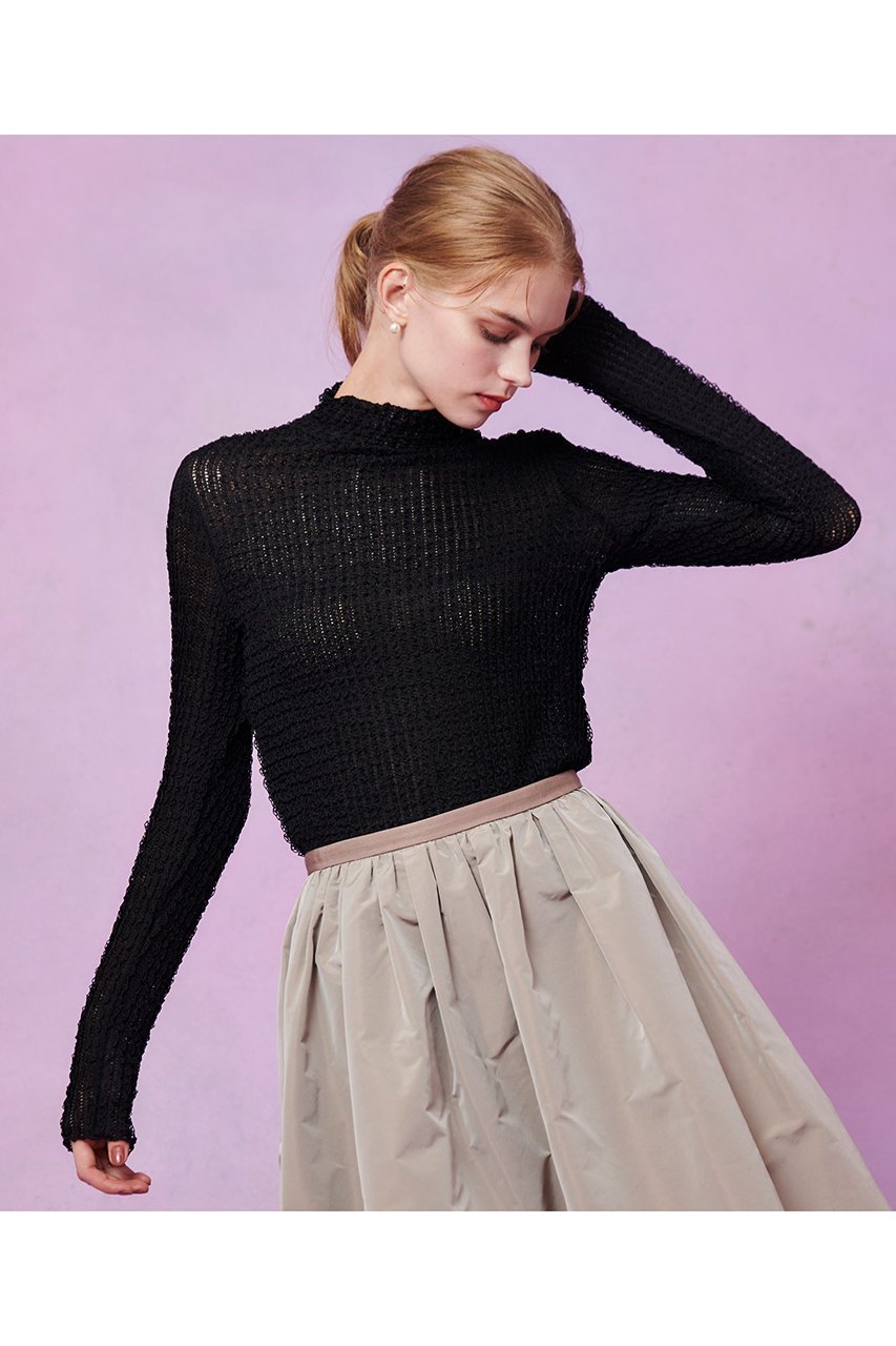 【アルアバイル/allureville】の【LOULOU WILLOUGHBY】ティアードラッセルプルオーバー 人気、トレンドファッション・服の通販 founy(ファニー) ファッション Fashion レディースファッション Fashion for Women トップス・カットソー Cut & Sew Tops シャツ・ブラウス・オフィスカジュアル Elegant Blouses & Button-Ups ロングTシャツ・Tシャツ Longline T-Shirts & Tees カジュアルプルオーバー・ニットトップス Pullovers & Knit Tops / Casual Pullovers カットソー・ベーシックTシャツ Cut-and-Sewn Tops / Stretch Tees & Basics 2025年 2025 2025-2026秋冬・A/W Autumn/Winter 2025–26 AW25–26 インナー Innerwear シンプル Simple, Minimal ジャカード/ジャガード Jacquard, Woven Pattern スリーブ Sleeve, Long Sleeve / Short Sleeve パール Pearl, Pearl Accent ラッセル Raschel, Raschel Lace ロング Long, Long-Length エレガント 上品 Elegant A/W・秋冬 Autumn/Winter other-7|ID: prp329100004762918 ipo3291000000034473280