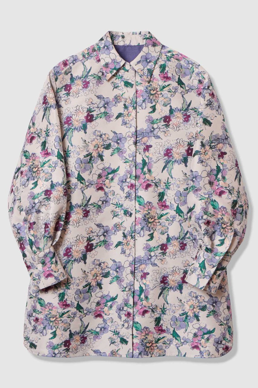 【アルアバイル/allureville】の【LOULOU WILLOUGHBY】LIMONTAフラワーJQシャツワンピース インテリア・キッズ・メンズ・レディースファッション・服の通販 founy(ファニー) ファッション Fashion レディースファッション Fashion for Women ワンピース Dresses シャツワンピース / 1枚で着映えコーデ Shirt Dresses チュニック Tunic Tops & Dresses イタリア Italy ジャカード/ジャガード Jacquard, Woven Pattern チュニック Tunic, Long Top フラワー Flower, Floral エレガント 上品 Elegant 春 Spring 羽織 Haori, Light Jacket ラベンダー|ID: prp329100004762919 ipo3291000000035923746