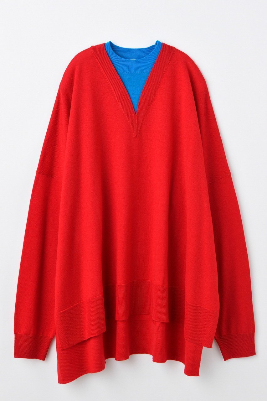 【エンフォルド/ENFOLD】の【11/12 12:00販売開始】HIGH-GAUGE LAYERED-PULLOVER 人気、トレンドファッション・服の通販 founy(ファニー) ファッション Fashion レディースファッション Fashion for Women トップス・カットソー Cut & Sew Tops ニット Knit Tops & Sweaters カジュアルプルオーバー・ニットトップス Pullovers & Knit Tops / Casual Pullovers おすすめ Recommended / Our Picks ルーズ Loose, Oversized 今季 This Season, Current Season 新作・新入荷 New Arrivals / New In other-1|ID: prp329100004762925 ipo3291000000034473407