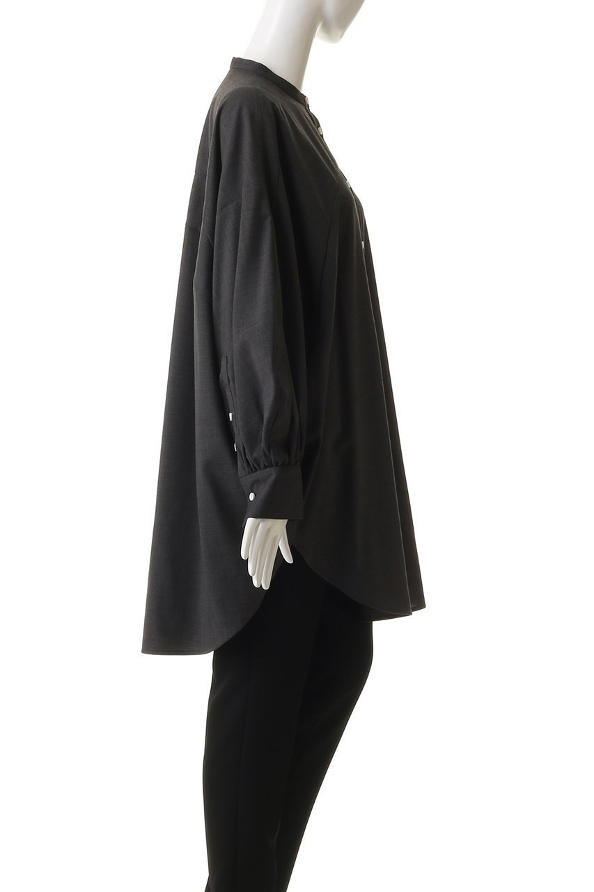 【エンフォルド/ENFOLD】のCIRCLE TUNIC-SHIRT 人気、トレンドファッション・服の通販 founy(ファニー) 　ファッション　Fashion　レディースファッション　Fashion for Women　トップス・カットソー　Cut & Sew Tops　シャツ・ブラウス・オフィスカジュアル　Elegant Blouses & Button-Ups　ロングTシャツ・Tシャツ　Longline T-Shirts & Tees　カットソー・ベーシックTシャツ　Cut-and-Sewn Tops / Stretch Tees & Basics　サークル　Circle, Round Design　ストレッチ　Stretch, Stretchy Fabric　スリーブ　Sleeve, Long Sleeve / Short Sleeve　チュニック　Tunic, Long Top　ドレープ　Drape, Draping Fabric　パターン　Pattern, Design Print　フォルム　Silhouette, Form　ベスト　Vest, Waistcoat　ロング　Long, Long-Length　エレガント 上品　Elegant　切替　Switching, Contrast Panel　定番　Standard, Basic Item　other-3|ID: prp329100004762926 ipo3291000000034674120