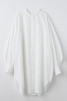 【エンフォルド/ENFOLD】の【11/12 12:00販売開始】CIRCLE TUNIC-SHIRT 人気、トレンドファッション・服の通販 founy(ファニー) ファッション Fashion レディースファッション Fashion for Women トップス・カットソー Cut & Sew Tops シャツ・ブラウス・オフィスカジュアル Elegant Blouses & Button-Ups ロングTシャツ・Tシャツ Longline T-Shirts & Tees カットソー・ベーシックTシャツ Cut-and-Sewn Tops / Stretch Tees & Basics サークル Circle, Round Design スリーブ Sleeve, Long Sleeve / Short Sleeve タイプライター Typewriter Fabric, Crisp Cotton チュニック Tunic, Long Top ドレープ Drape, Draping Fabric パターン Pattern, Design Print フォルム Silhouette, Form ベスト Vest, Waistcoat ロング Long, Long-Length エレガント 上品 Elegant 切替 Switching, Contrast Panel 定番 Standard, Basic Item 新作・新入荷 New Arrivals / New In |ID:prp329100004762927