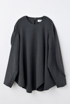 【エンフォルド/ENFOLD】の【11/12 12:00販売開始】CURVED-FORM PULLOVER チャコールグレー|ID: prp329100004762930 ipo3291000000034473428