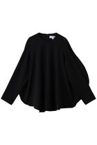 【エンフォルド/ENFOLD】のCURVED-FORM PULLOVER ブラック|ID: prp329100004762930 ipo3291000000036129695