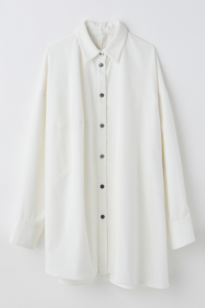 【ナゴンスタンス/nagonstans】の【11/12 12:00販売開始】unbalance shirt 人気、トレンドファッション・服の通販 founy(ファニー) 　ファッション　Fashion　レディースファッション　Fashion for Women　トップス・カットソー　Cut & Sew Tops　シャツ・ブラウス・オフィスカジュアル　Elegant Blouses & Button-Ups　インナー　Innerwear　コーデュロイ　Corduroy, Cord Fabric　スリーブ　Sleeve, Long Sleeve / Short Sleeve　バランス　Balance, Style Balance　ロング　Long, Long-Length　新作・新入荷　New Arrivals / New In　軽量　Lightweight, Ultra Light　 other-1|ID: prp329100004762934 ipo3291000000034473443