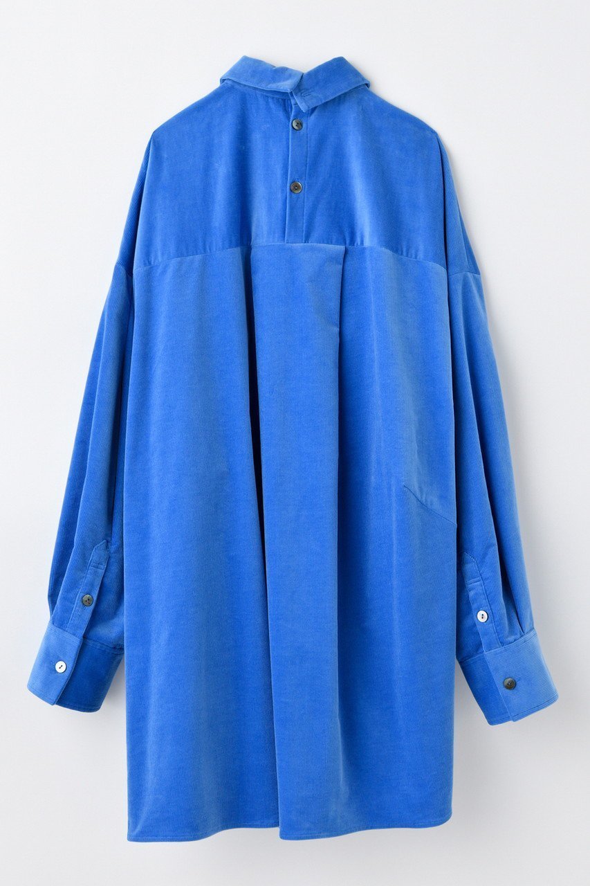 【ナゴンスタンス/nagonstans】の【11/12 12:00販売開始】unbalance shirt 人気、トレンドファッション・服の通販 founy(ファニー) 　ファッション　Fashion　レディースファッション　Fashion for Women　トップス・カットソー　Cut & Sew Tops　シャツ・ブラウス・オフィスカジュアル　Elegant Blouses & Button-Ups　インナー　Innerwear　コーデュロイ　Corduroy, Cord Fabric　スリーブ　Sleeve, Long Sleeve / Short Sleeve　バランス　Balance, Style Balance　ロング　Long, Long-Length　新作・新入荷　New Arrivals / New In　軽量　Lightweight, Ultra Light　other-2|ID: prp329100004762934 ipo3291000000034473447