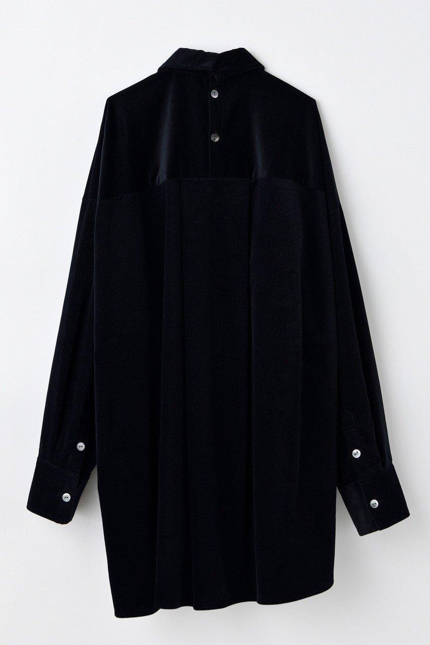 【ナゴンスタンス/nagonstans】のunbalance shirt 人気、トレンドファッション・服の通販 founy(ファニー) 　ファッション　Fashion　レディースファッション　Fashion for Women　トップス・カットソー　Cut & Sew Tops　シャツ・ブラウス・オフィスカジュアル　Elegant Blouses & Button-Ups　インナー　Innerwear　コーデュロイ　Corduroy, Cord Fabric　スリーブ　Sleeve, Long Sleeve / Short Sleeve　バランス　Balance, Style Balance　ロング　Long, Long-Length　軽量　Lightweight, Ultra Light　other-2|ID: prp329100004762934 ipo3291000000035954520