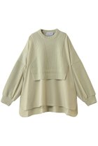 【ナゴンスタンス/nagonstans】のmix knit applique pullover Sand|ID: prp329100004762936 ipo3291000000035942335