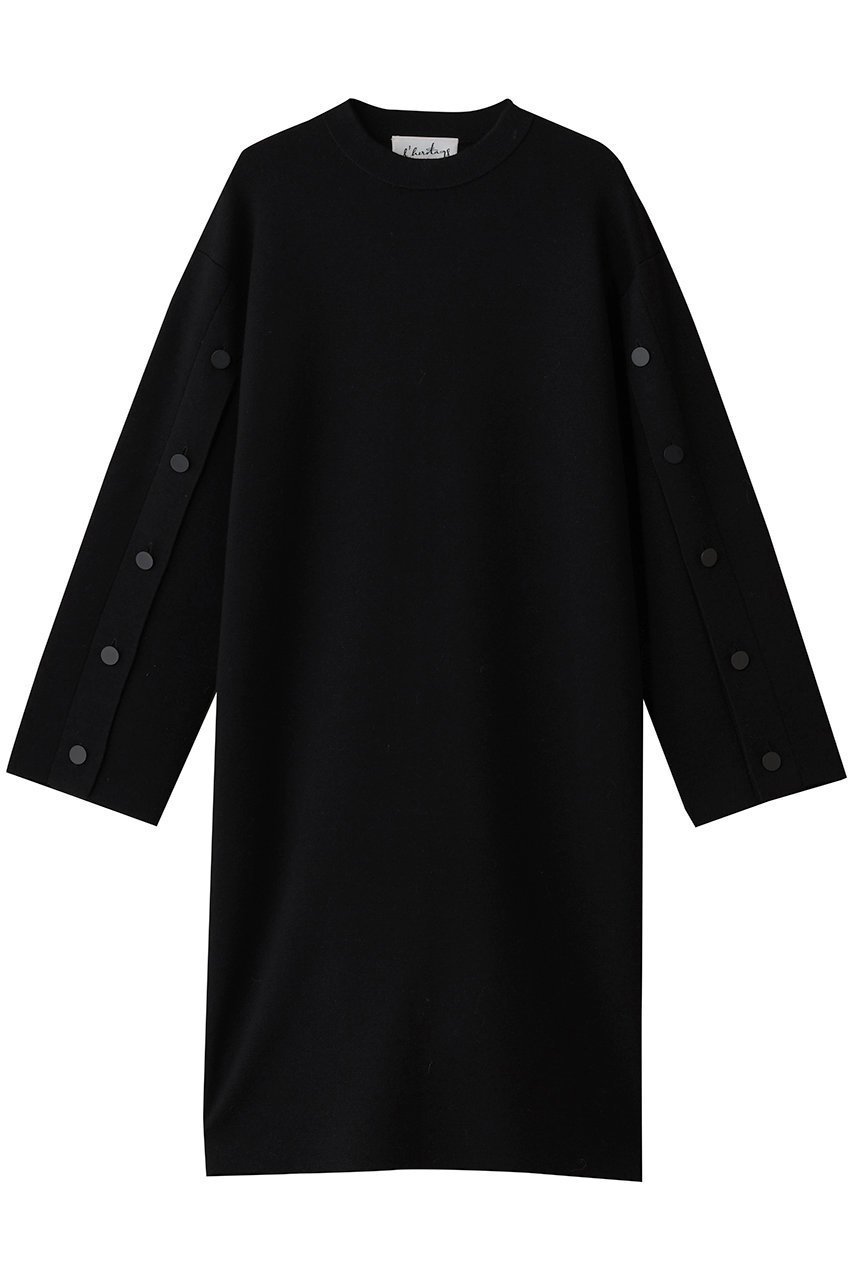 【マルティニーク/martinique】の【l heritage martinique】ニットワンピース インテリア・キッズ・メンズ・レディースファッション・服の通販 founy(ファニー) ファッション Fashion レディースファッション Fashion for Women ワンピース Dresses ニットワンピース Knit Dresses チュニック Tunic Tops & Dresses チュニック Tunic, Long Top リラックス Relax, Relaxed Fit ロング Long, Long-Length 新作・新入荷 New Arrivals / New In ブラック|ID: prp329100004763585 ipo3291000000034483432