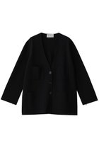 【マルティニーク/martinique】の【l heritage martinique】ニットカーディガン 人気、トレンドファッション・服の通販 founy(ファニー) ファッション Fashion レディースファッション Fashion for Women トップス・カットソー Cut & Sew Tops ニット Knit Tops & Sweaters カーディガン・羽織り Layered Style Cardigans エレガント 上品 Elegant カーディガン Cardigan, Knitwear シンプル Simple, Minimal スリット Slit, Slit Detail ポンチョ Poncho, Cape Style 新作・新入荷 New Arrivals / New In thumbnail ブラック|ID: prp329100004763586 ipo3291000000034483439