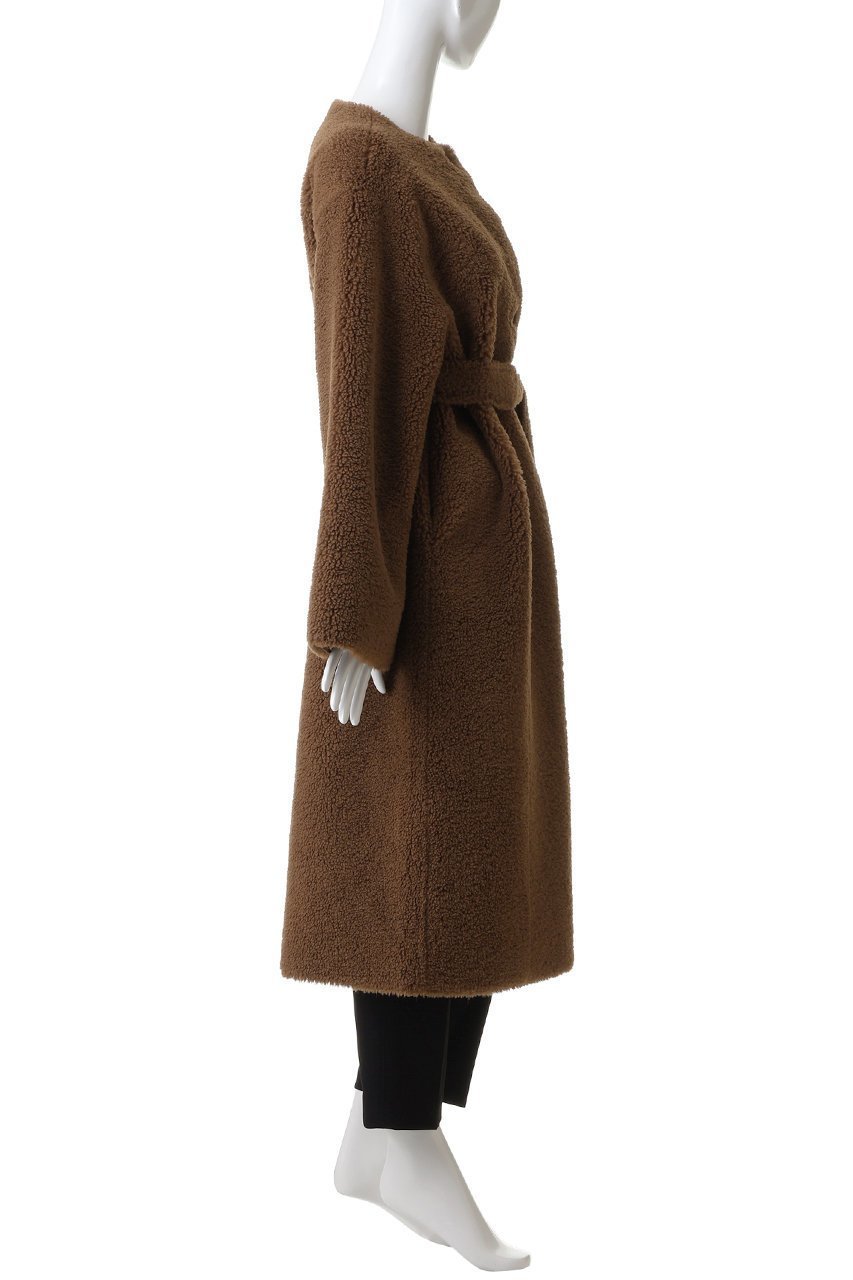 【リナージオ/LIGNAGGIO】のラム風 ボアタイプコート 人気、トレンドファッション・服の通販 founy(ファニー) 　ファッション　Fashion　レディースファッション　Fashion for Women　アウター　Coat / Outerwear Collection　コート・ロングコート・ピーコート　Long Coats, Peacoats & More　ショート　Short, Short Length　リュクス　Luxury, Elegant, High-End, Chic　ロング　Long, Long-Length　再入荷　Restock / Back in Stock　A/W・秋冬　Autumn/Winter　other-3|ID: prp329100004763587 ipo3291000000035728968