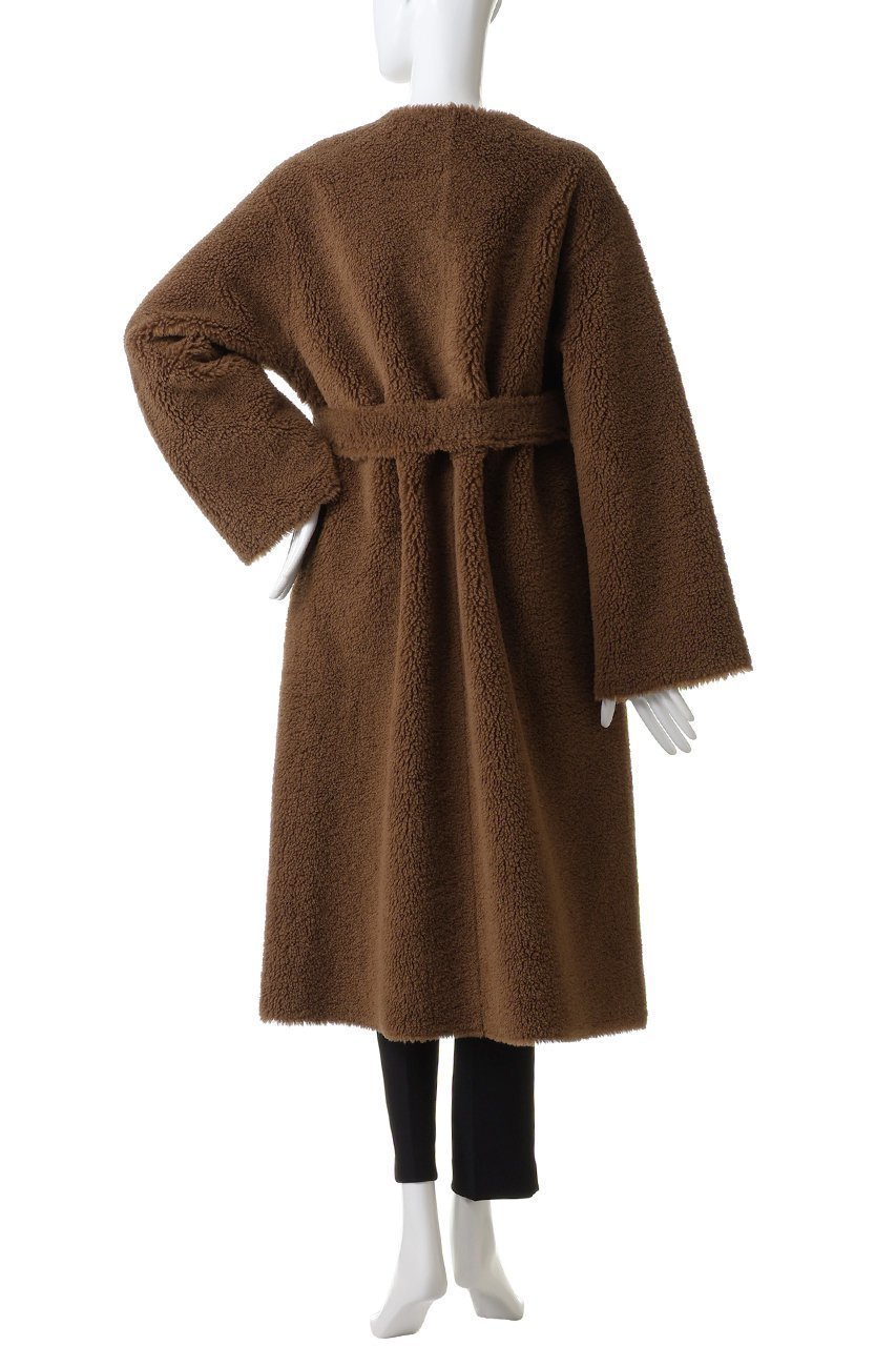 【リナージオ/LIGNAGGIO】のラム風 ボアタイプコート 人気、トレンドファッション・服の通販 founy(ファニー) 　ファッション　Fashion　レディースファッション　Fashion for Women　アウター　Coat / Outerwear Collection　コート・ロングコート・ピーコート　Long Coats, Peacoats & More　ショート　Short, Short Length　リュクス　Luxury, Elegant, High-End, Chic　ロング　Long, Long-Length　再入荷　Restock / Back in Stock　A/W・秋冬　Autumn/Winter　other-4|ID: prp329100004763587 ipo3291000000035728971