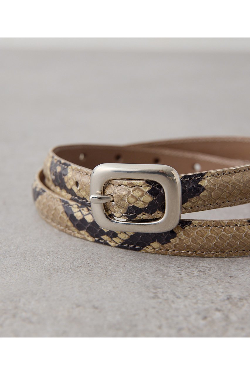 【ウィムガゼット/Whim Gazette】の【Hoaw.】型押しパイソンナローベルト 人気、トレンドファッション・服の通販 founy(ファニー) 　ファッション　Fashion　レディースファッション　Fashion for Women　ベルト&ウエストマーク　Belts & Waist Accessories　アクセサリー　Fashion Accessories　カッティング　Cutting Detail　シューズ　Shoes, Footwear　シルバー　Silver, Metallic Silver　ジャケット　Jacket, Outerwear　スクエア　Square, Square Shape　なめらか　Smooth, Silky Texture　パイソン　Python, Snakeskin Pattern　プリント　Print, Printed Pattern　リアル　Real, Realistic　おすすめ　Recommended / Our Picks　other-6|ID: prp329100004763590 ipo3291000000035388733