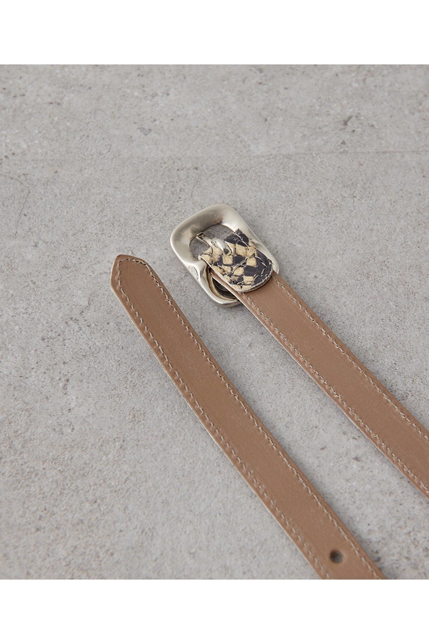 【ウィムガゼット/Whim Gazette】の【Hoaw.】型押しパイソンナローベルト 人気、トレンドファッション・服の通販 founy(ファニー) 　ファッション　Fashion　レディースファッション　Fashion for Women　ベルト&ウエストマーク　Belts & Waist Accessories　アクセサリー　Fashion Accessories　カッティング　Cutting Detail　シューズ　Shoes, Footwear　シルバー　Silver, Metallic Silver　ジャケット　Jacket, Outerwear　スクエア　Square, Square Shape　なめらか　Smooth, Silky Texture　パイソン　Python, Snakeskin Pattern　プリント　Print, Printed Pattern　リアル　Real, Realistic　おすすめ　Recommended / Our Picks　other-8|ID: prp329100004763590 ipo3291000000035388735