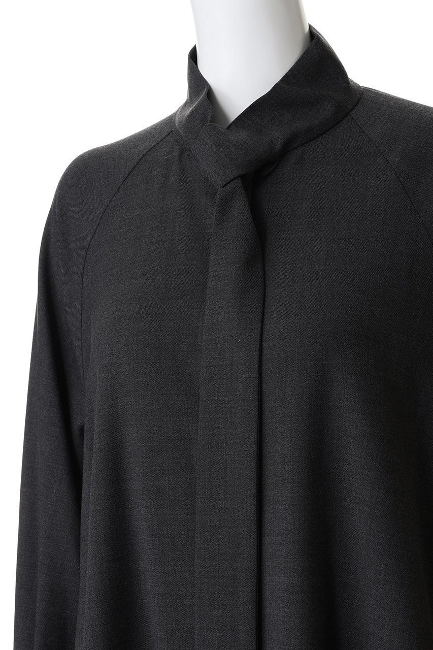 【プレインピープル/PLAIN PEOPLE】のフレックスウールサキソニーボウタイブラウス 人気、トレンドファッション・服の通販 founy(ファニー) 　ファッション　Fashion　レディースファッション　Fashion for Women　トップス・カットソー　Cut & Sew Tops　シャツ・ブラウス・オフィスカジュアル　Elegant Blouses & Button-Ups　スリーブ　Sleeve, Long Sleeve / Short Sleeve　ドレープ　Drape, Draping Fabric　ビジネス 仕事 通勤　Business / Work / Commuting　ロング　Long, Long-Length　エレガント 上品　Elegant　other-5|ID: prp329100004763595 ipo3291000000035502036