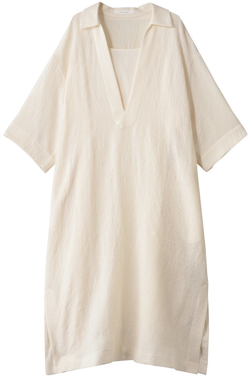 【プレインピープル/PLAIN PEOPLE】のウールリネンコットンワッシャーカフタンドレス インテリア・キッズ・メンズ・レディースファッション・服の通販 founy(ファニー) ファッション Fashion レディースファッション Fashion for Women ワンピース Dresses フォーマル・パーティードレス・結婚式用ドレス Elegant & Casual Dresses チュニック Tunic Tops & Dresses アンダー Underwear Essentials チュニック Tunic, Long Top ドレス Dress, One-Piece リゾート Resort, Vacation Style リネン Linen, Linen Fabric リラックス Relax, Relaxed Fit ロング Long, Long-Length ワッシャー Washer, Crinkled Finish 新作・新入荷 New Arrivals / New In オフホワイト|ID: prp329100004763597 ipo3291000000034483531