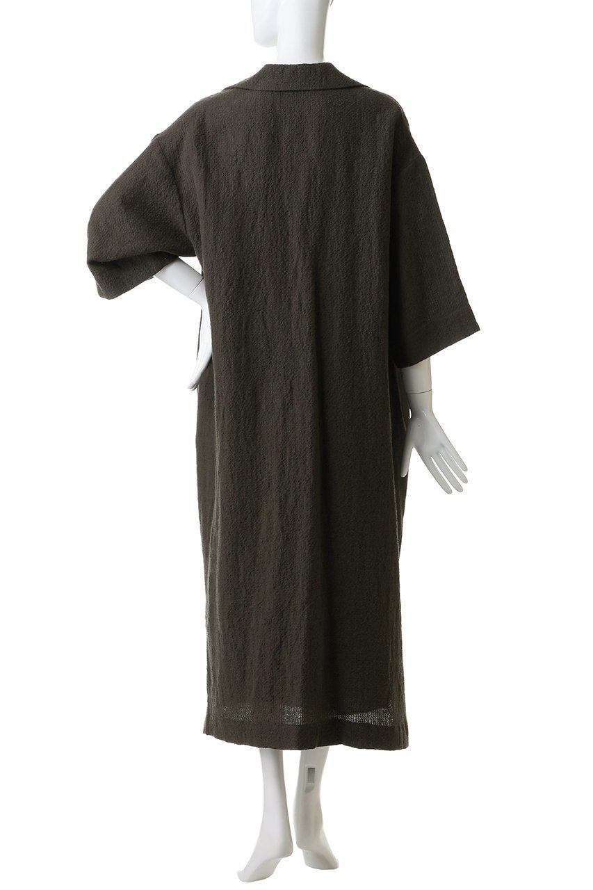 【プレインピープル/PLAIN PEOPLE】のウールリネンコットンワッシャーカフタンドレス 人気、トレンドファッション・服の通販 founy(ファニー) 　ファッション　Fashion　レディースファッション　Fashion for Women　ワンピース　Dresses　フォーマル・パーティードレス・結婚式用ドレス　Elegant & Casual Dresses　チュニック　Tunic Tops & Dresses　アンダー　Underwear Essentials　チュニック　Tunic, Long Top　ドレス　Dress, One-Piece　リゾート　Resort, Vacation Style　リネン　Linen, Linen Fabric　リラックス　Relax, Relaxed Fit　ロング　Long, Long-Length　ワッシャー　Washer, Crinkled Finish　other-4|ID: prp329100004763597 ipo3291000000035729035