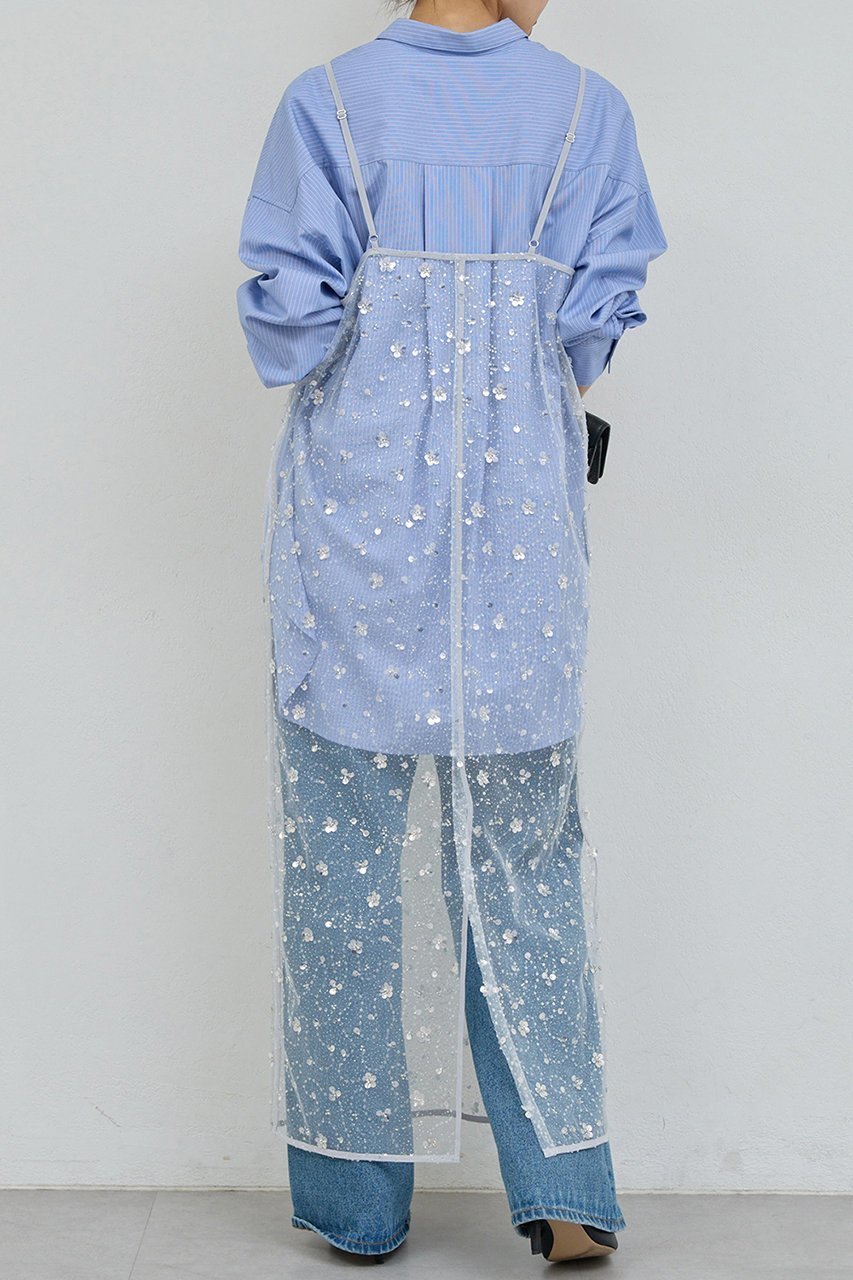 【ガリャルダガランテ/GALLARDAGALANTE】のビジューシアーキャミワンピース 人気、トレンドファッション・服の通販 founy(ファニー) ファッション Fashion レディースファッション Fashion for Women ワンピース Dresses キャミソールワンピース Camisole Dresses チュニック Tunic Tops & Dresses キャミソール Camisole, Spaghetti Strap Top シアー Sheer, See-Through チュニック Tunic, Long Top ビジュー Bijou, Jewel-like Accent ロング Long, Long-Length 新作・新入荷 New Arrivals / New In other-5|ID: prp329100004763605 ipo3291000000034483607