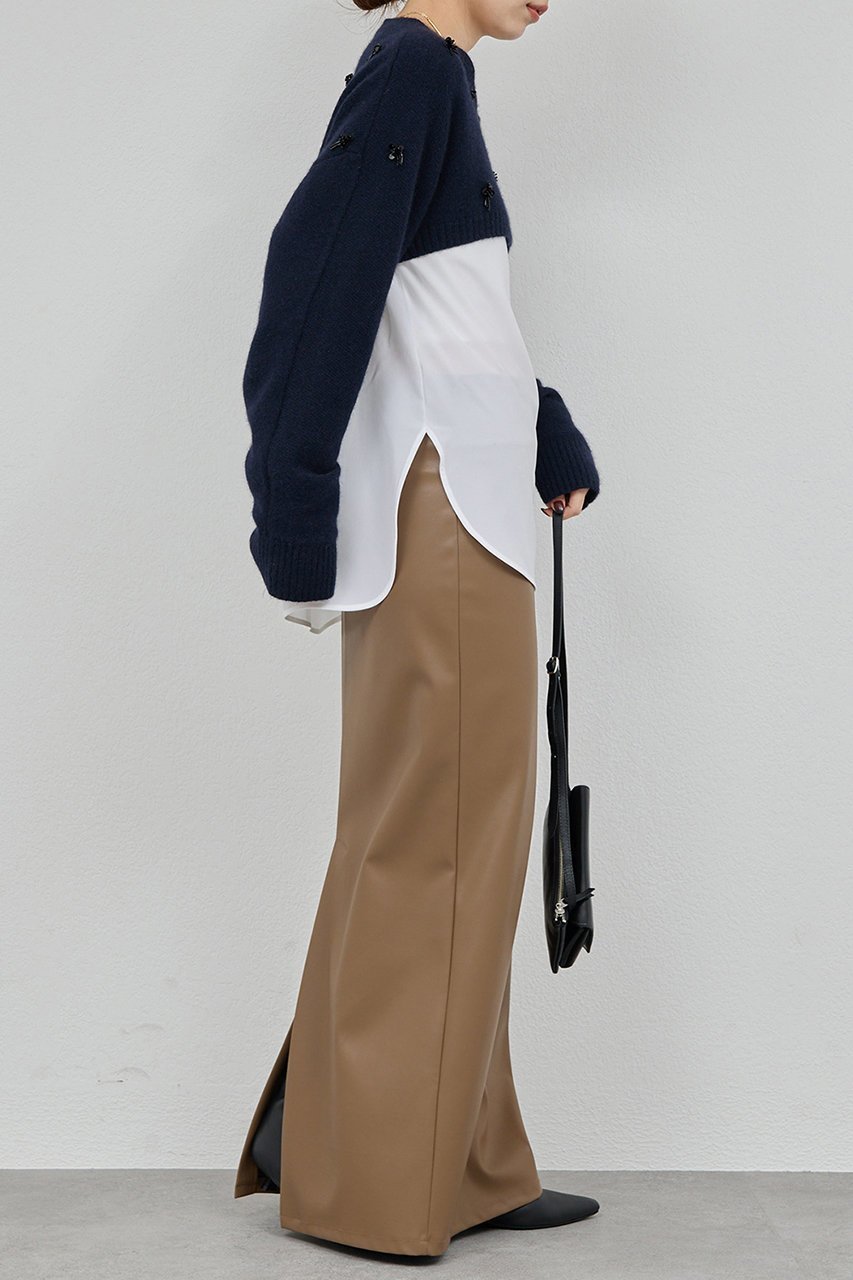 【ガリャルダガランテ/GALLARDAGALANTE】の【25th記念アイテム】ビジューショートVニット 人気、トレンドファッション・服の通販 founy(ファニー) ファッション Fashion レディースファッション Fashion for Women トップス・カットソー Cut & Sew Tops ニット Knit Tops & Sweaters カジュアルプルオーバー・ニットトップス Pullovers & Knit Tops / Casual Pullovers コンパクト Compact, Small Size ショート Short, Short Length シンプル Simple, Minimal スパンコール Sequins, Sequin Embellishment トレンド Trend, Trending Now バランス Balance, Style Balance ビジュー Bijou, Jewel-like Accent フェミニン Feminine, Girly ロング Long, Long-Length ホリデーシーズン Holiday Season 新作・新入荷 New Arrivals / New In other-3|ID: prp329100004763609 ipo3291000000034483636