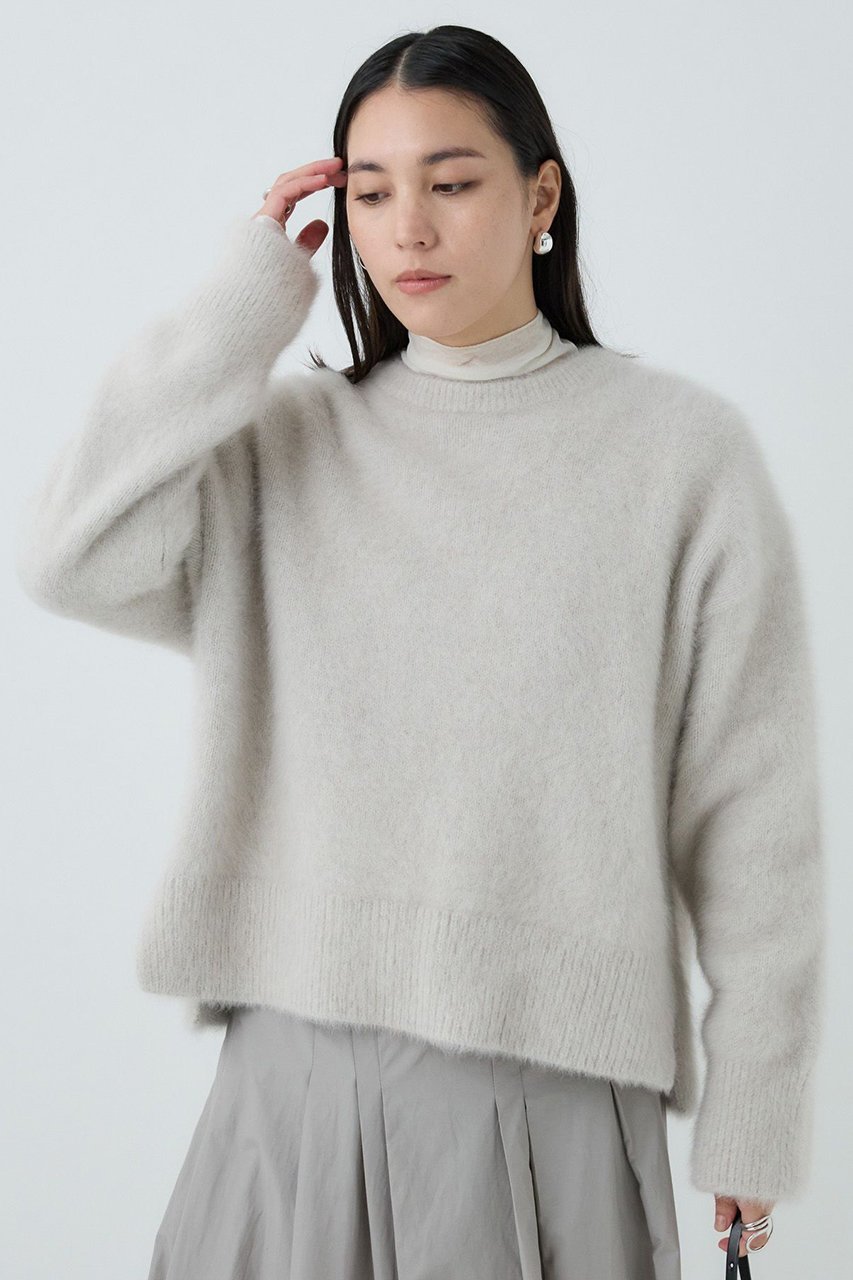 【カオス/Chaos】のブルーフォックスクルーニット 人気、トレンドファッション・服の通販 founy(ファニー) ファッション Fashion レディースファッション Fashion for Women トップス・カットソー Cut & Sew Tops ニット Knit Tops & Sweaters カジュアルプルオーバー・ニットトップス Pullovers & Knit Tops / Casual Pullovers シンプル Simple, Minimal バランス Balance, Style Balance 冬 Winter / This Winter 夏 Summer 新作・新入荷 New Arrivals / New In other-5|ID: prp329100004763612 ipo3291000000034483659