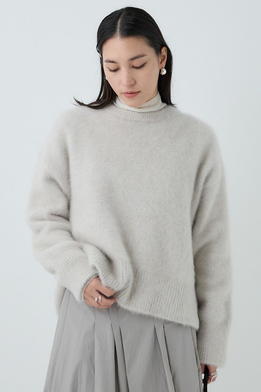 【カオス/Chaos】のブルーフォックスクルーニット インテリア・キッズ・メンズ・レディースファッション・服の通販 founy(ファニー) 　ファッション　Fashion　レディースファッション　Fashion for Women　トップス・カットソー　Cut & Sew Tops　ニット　Knit Tops & Sweaters　カジュアルプルオーバー・ニットトップス　Pullovers & Knit Tops / Casual Pullovers　シンプル　Simple, Minimal　バランス　Balance, Style Balance　冬　Winter / This Winter　夏　Summer　ブルーフォックス|ID: prp329100004763612 ipo3291000000035502047