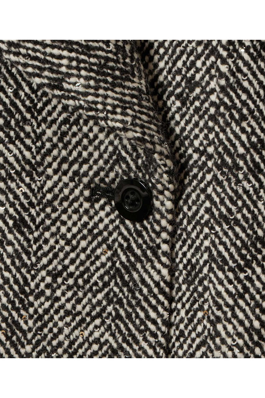 【アルアバイル/allureville】のBONOTTOスパンコールショートコート 人気、トレンドファッション・服の通販 founy(ファニー) ファッション Fashion レディースファッション Fashion for Women アウター Coat / Outerwear Collection コート・ロングコート・ピーコート Long Coats, Peacoats & More エレガント 上品 Elegant カッティング Cutting Detail ショート Short, Short Length シルバー Silver, Metallic Silver スパンコール Sequins, Sequin Embellishment スペシャル Special, Limited Edition バランス Balance, Style Balance フォルム Silhouette, Form ラグジュアリー Luxury, Elegant 冬 Winter / This Winter 新作・新入荷 New Arrivals / New In other-4|ID: prp329100004763615 ipo3291000000034483676