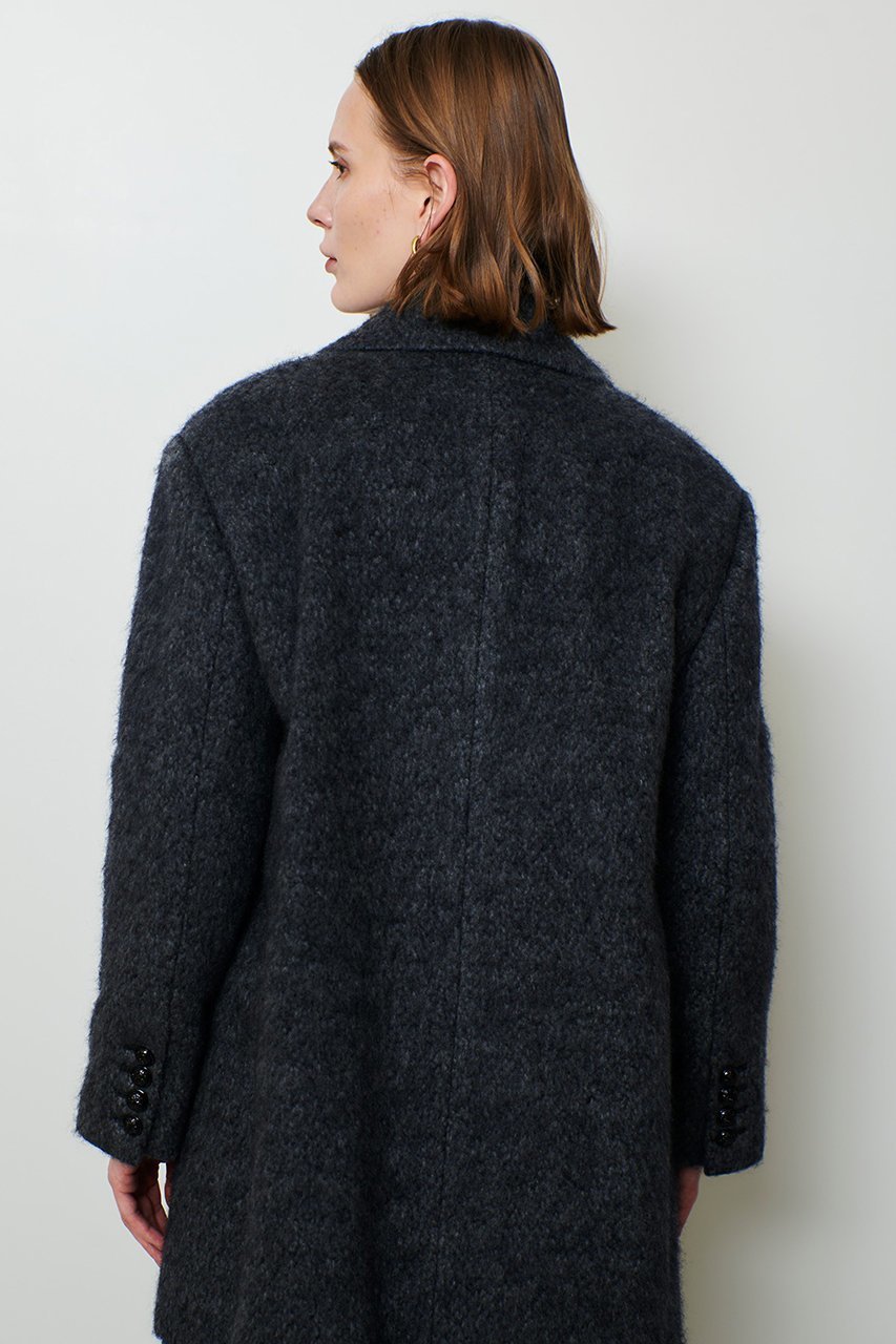 【アルアバイル/allureville】のシャギーハーフコート 人気、トレンドファッション・服の通販 founy(ファニー) 　ファッション　Fashion　レディースファッション　Fashion for Women　アウター　Coat / Outerwear Collection　コート・ロングコート・ピーコート　Long Coats, Peacoats & More　ショート　Short, Short Length　ジャケット　Jacket, Outerwear　デニム　Denim, Jeans Material　ハーフ　Half, Half-Length　バランス　Balance, Style Balance　フォルム　Silhouette, Form　新作・新入荷　New Arrivals / New In　other-6|ID: prp329100004763617 ipo3291000000034483696