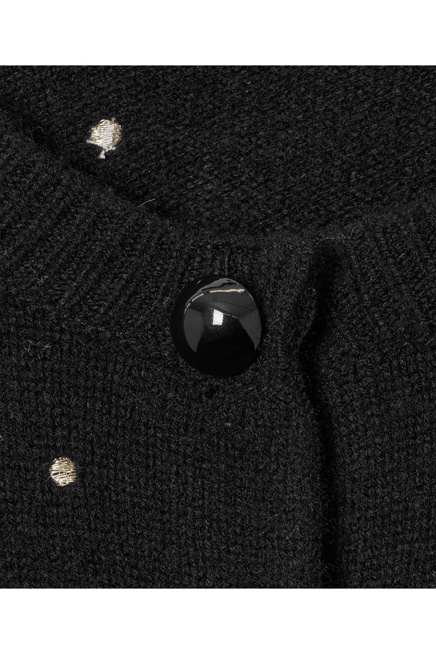 【アルアバイル/allureville】のエンブロイダリードットファーカフスカーディガン 人気、トレンドファッション・服の通販 founy(ファニー) ファッション Fashion レディースファッション Fashion for Women トップス・カットソー Cut & Sew Tops ニット Knit Tops & Sweaters カーディガン・羽織り Layered Style Cardigans カフス Cuff Design カーディガン Cardigan, Knitwear シンプル Simple, Minimal テクスチャー Texture, Textured Fabric ドット Polka Dot, Dot Pattern フォルム Silhouette, Form ボトム Bottoms, Lower Wear リュクス Luxury, Elegant, High-End, Chic 新作・新入荷 New Arrivals / New In other-5|ID: prp329100004763621 ipo3291000000034483720