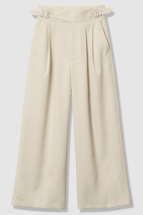 【アルアバイル/allureville】のウールサテンハイウェストパンツ 人気、トレンドファッション・服の通販 founy(ファニー) ファッション Fashion レディースファッション Fashion for Women パンツ Pants & Trousers おすすめ Recommended / Our Picks ビッグ Big, Oversized フロント Front, Front Design ボトム Bottoms, Lower Wear 新作・新入荷 New Arrivals / New In |ID:prp329100004763625