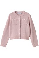 【アルアバイル/allureville】の【Loulou Willoughby】GRAINYラメカーディガン 人気、トレンドファッション・服の通販 founy(ファニー) ファッション Fashion レディースファッション Fashion for Women トップス・カットソー Cut & Sew Tops ニット Knit Tops & Sweaters カーディガン・羽織り Layered Style Cardigans エレガント 上品 Elegant カーディガン Cardigan, Knitwear コンパクト Compact, Small Size デニム Denim, Jeans Material フロント Front, Front Design |ID:prp329100004763627