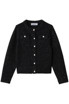 【アルアバイル/allureville】の【Loulou Willoughby】GRAINYラメカーディガン ブラック|ID:prp329100004763627