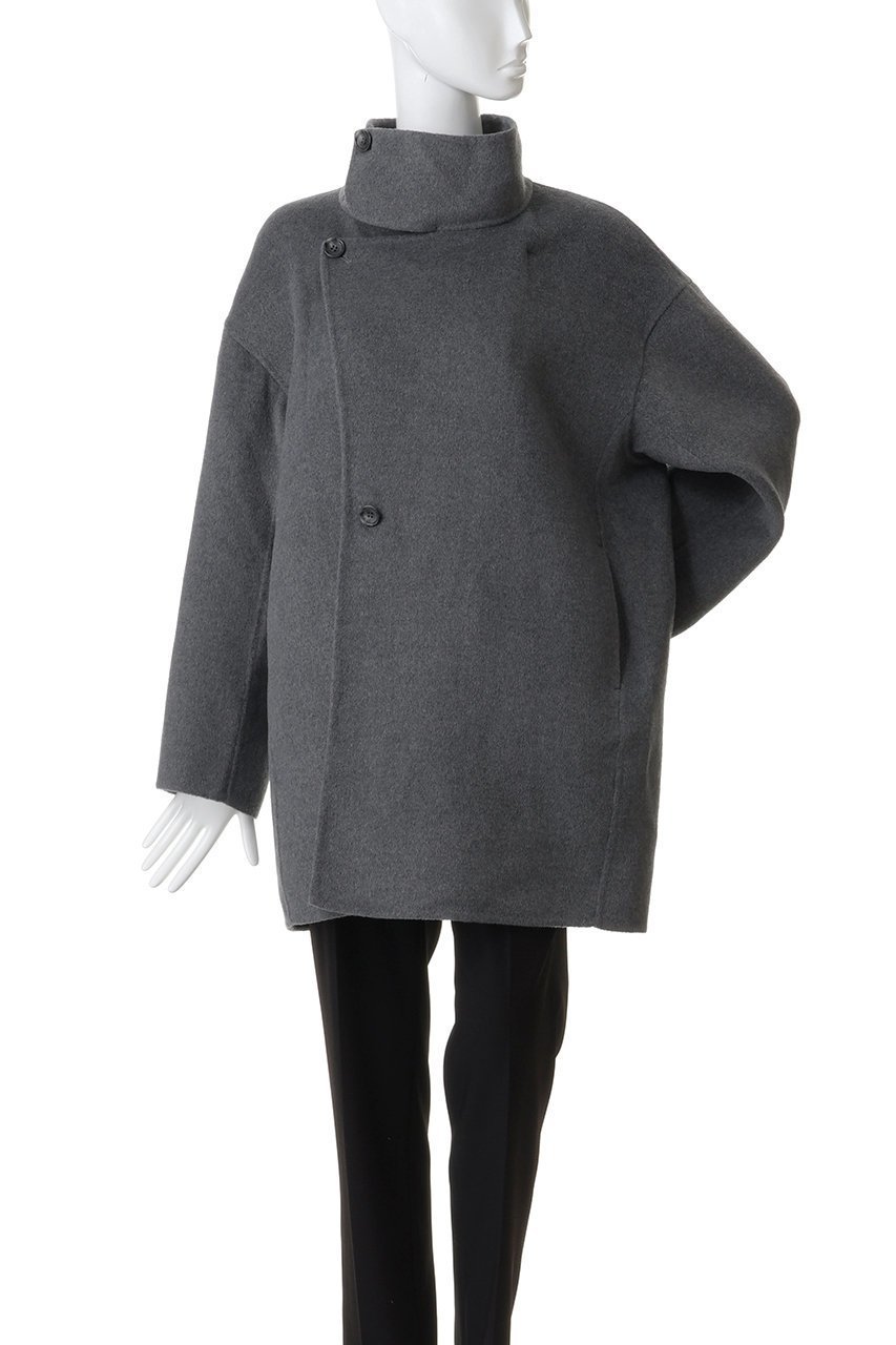 【ミディウミソリッド/MIDIUMISOLID】のstand rever coat コート 人気、トレンドファッション・服の通販 founy(ファニー) 　ファッション　Fashion　レディースファッション　Fashion for Women　アウター　Coat / Outerwear Collection　コート・ロングコート・ピーコート　Long Coats, Peacoats & More　インナー　Innerwear　ショート　Short, Short Length　スタンド　Stand Collar, Upright Stand　新作・新入荷　New Arrivals / New In　other-2|ID: prp329100004763630 ipo3291000000034483780