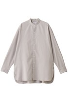 【ミディウミソリッド/MIDIUMISOLID】のband collar long shit シャツ 人気、トレンドファッション・服の通販 founy(ファニー) ファッション Fashion レディースファッション Fashion for Women トップス・カットソー Cut & Sew Tops シャツ・ブラウス・オフィスカジュアル Elegant Blouses & Button-Ups スリーブ Sleeve, Long Sleeve / Short Sleeve ロング Long, Long-Length エレガント 上品 Elegant 新作・新入荷 New Arrivals / New In 羽織 Haori, Light Jacket thumbnail beige|ID: prp329100004763632 ipo3291000000034483795