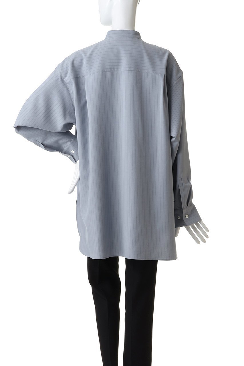 【ミディウミソリッド/MIDIUMISOLID】のband collar long shit シャツ 人気、トレンドファッション・服の通販 founy(ファニー) ファッション Fashion レディースファッション Fashion for Women トップス・カットソー Cut & Sew Tops シャツ・ブラウス・オフィスカジュアル Elegant Blouses & Button-Ups スリーブ Sleeve, Long Sleeve / Short Sleeve ロング Long, Long-Length エレガント 上品 Elegant 新作・新入荷 New Arrivals / New In 羽織 Haori, Light Jacket other-4|ID: prp329100004763632 ipo3291000000034483799