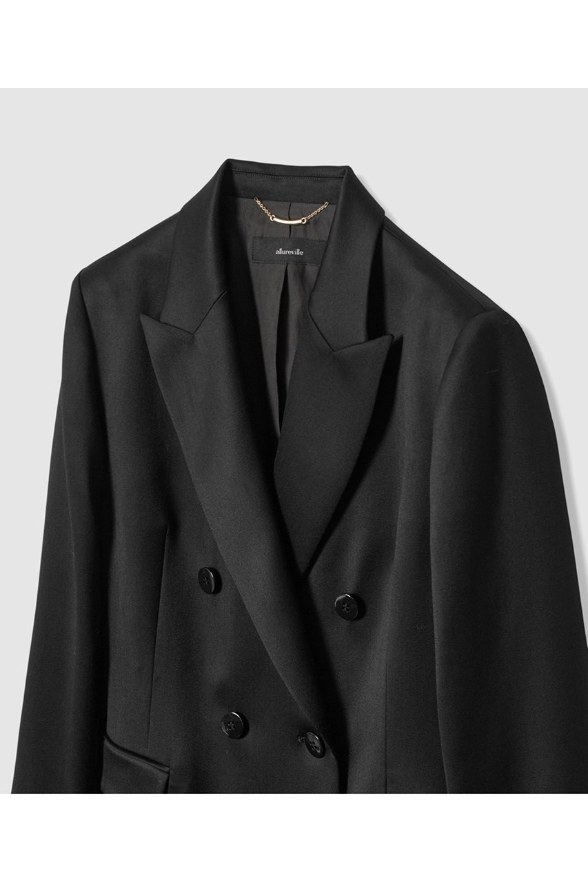【アルアバイル/allureville】のバックタックダブルブレストジャケット 人気、トレンドファッション・服の通販 founy(ファニー) 　ファッション　Fashion　レディースファッション　Fashion for Women　アウター　Coat / Outerwear Collection　レディースジャケット・軽アウター　Jackets　2026年　2026　クール　Cool, Chic　コンパクト　Compact, Small Size　ジャケット　Jacket, Outerwear　デニム　Denim, Jeans Material　ドレス　Dress, One-Piece　フォルム　Silhouette, Form　フォーマル　Formal, Dressy　エレガント 上品　Elegant　夏　Summer　春　Spring　S/S・春夏　SS, Spring/Summer, Warm Season　other-3|ID: prp329100004763637 ipo3291000000035626268