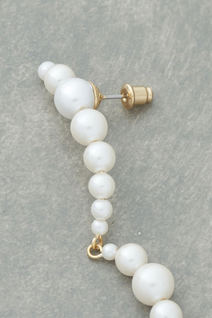 【ガリャルダガランテ/GALLARDAGALANTE】のラインパールシングルピアス 人気、トレンドファッション・服の通販 founy(ファニー) ファッション Fashion レディースファッション Fashion for Women ジュエリー Jewelry ファッションリング Fashion Rings イヤリング・フープ・ドロップタイプ Hoop, Drop & Clip Earrings イヤリング Earrings エレガント 上品 Elegant オケージョン Occasion Wear パール Pearl, Pearl Accent 新作・新入荷 New Arrivals / New In other-4|ID: prp329100004764645 ipo3291000000034494401