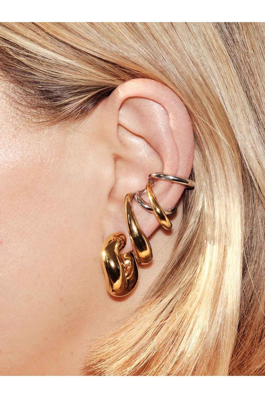 【エスケーパーズ アナザーワールド/ESCAPERS AN OTHER WORLD】の【Charlotte Chesnais】WAVE BLOW HOOPS ピアス 人気、トレンドファッション・服の通販 founy(ファニー) ファッション Fashion レディースファッション Fashion for Women ジュエリー Jewelry ファッションリング Fashion Rings イヤリング・フープ・ドロップタイプ Hoop, Drop & Clip Earrings イヤリング Earrings コレクション Collection, Seasonal Line フォルム Silhouette, Form モダン Modern, Contemporary 新作・新入荷 New Arrivals / New In other-4|ID: prp329100004764652 ipo3291000000034494437